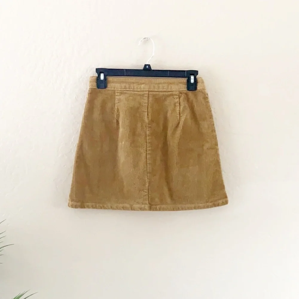 🌿Final Sale Arizona Jean Co. Corduroy Button Up Brown‎ Skirt